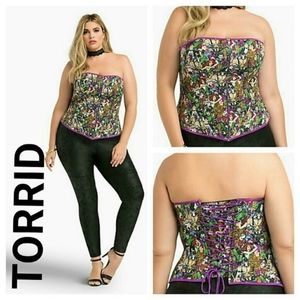 💜SOLD💜 Size 1 DC villians corset from torrid NWT